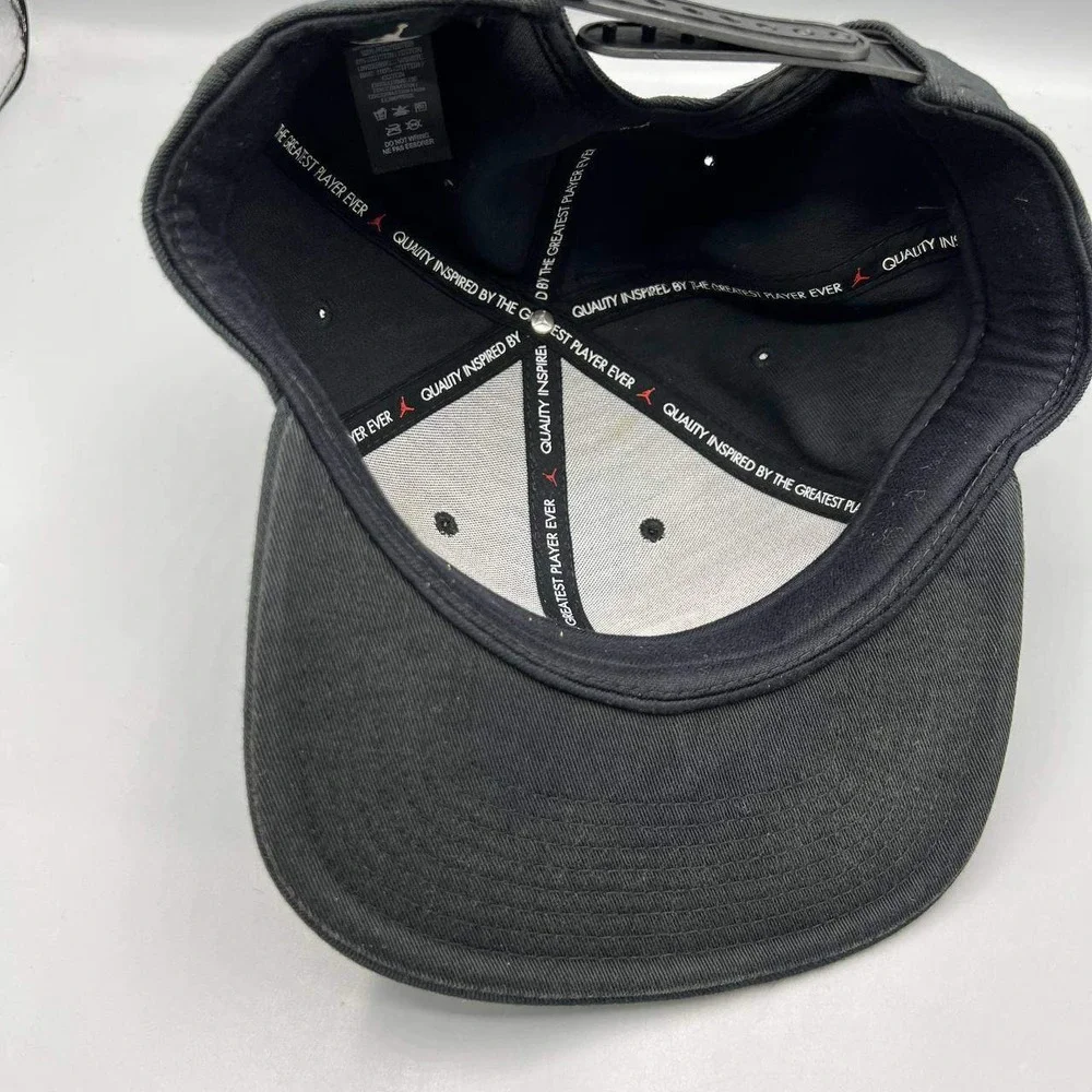 Air Jordan Hat Men Black Embroidered‎ Logo Jumpman Snap Back Cap
